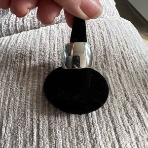 Sterling Silver Statement Ring, size 9